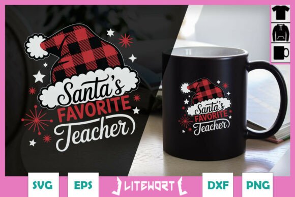 A Designer's Look at Santa's Favorite Teacher Embroidery