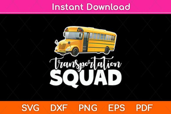 A Designer's Take on the Transportation Squad Bus Driver School Embroidery