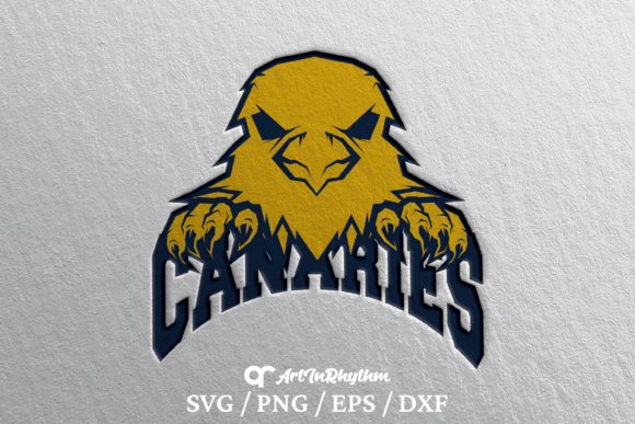 A Real-World Design Review: The Canaries Logo Sport School Mascot SVG