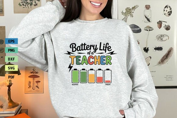 Battery Life: A Teacher Shirt Design for Real Projects