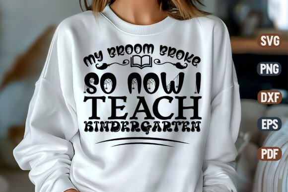 Breaking Down the BROKE TEACHER Halloween SVG Design