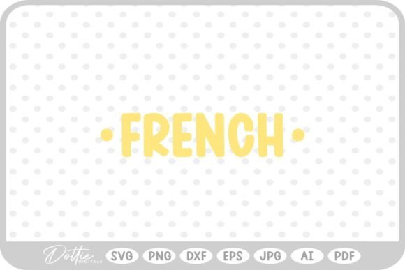 French School Subject Embroidery Design Review