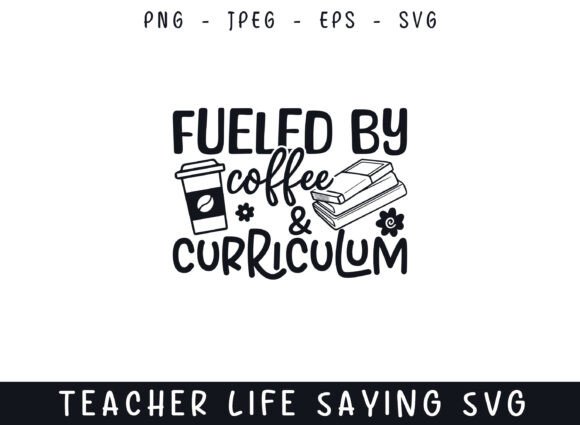 Fueled by Coffee: A Teacher's Embroidered Badge of Honor