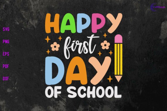 Happy First Day of School Embroidery Design Review