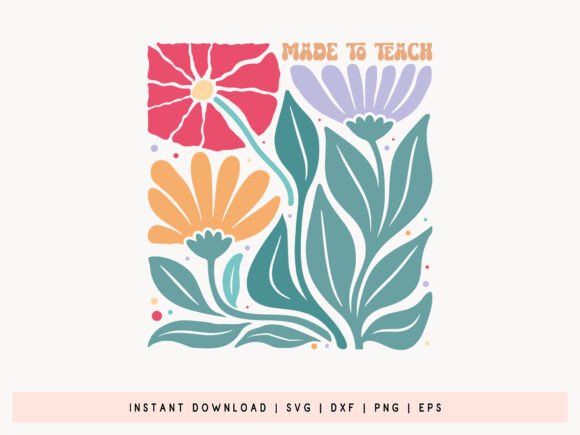 Made to Teach: A Boho Teacher Design for Embroidery