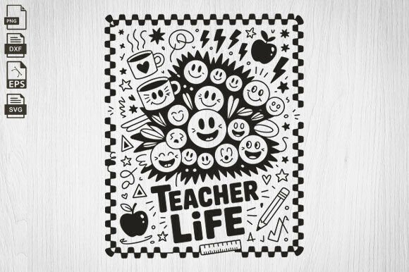 Retro Teacher Life Design Review: From File to Finished Stitch